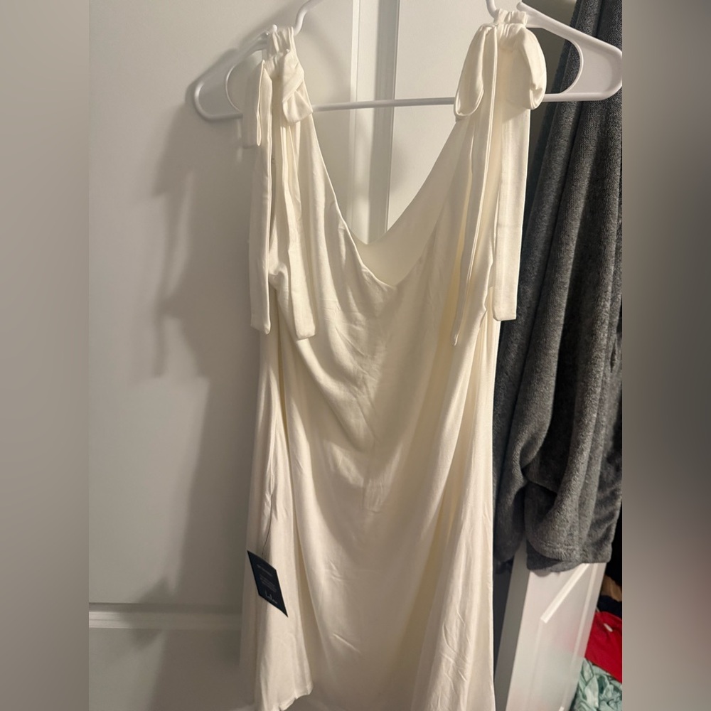 Lulu's Cream Mini Dress